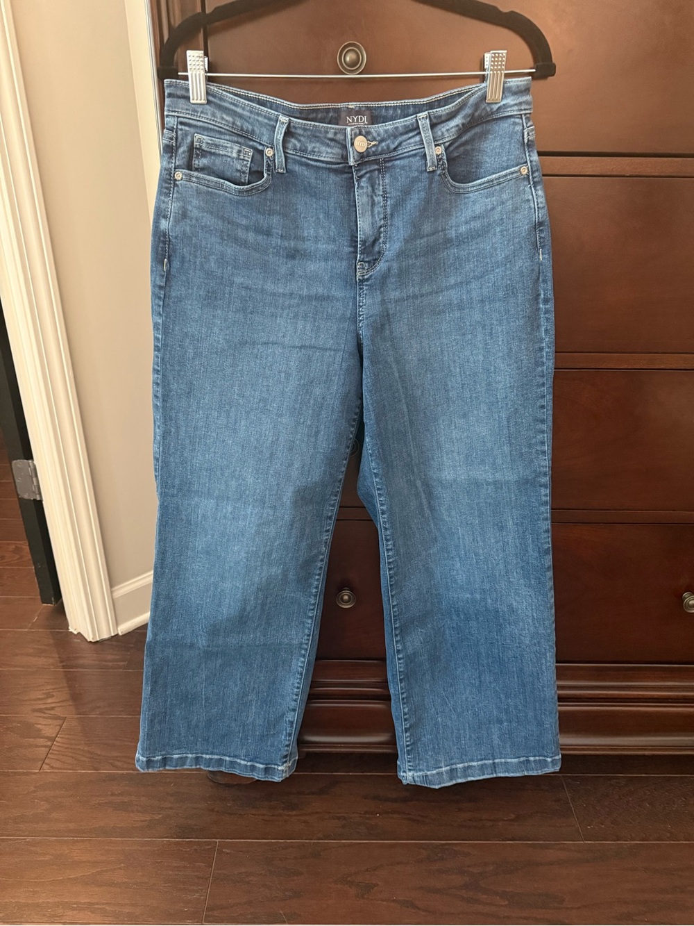 NYDJ Medium Blue Teresa Wide Leg Women's Jeans